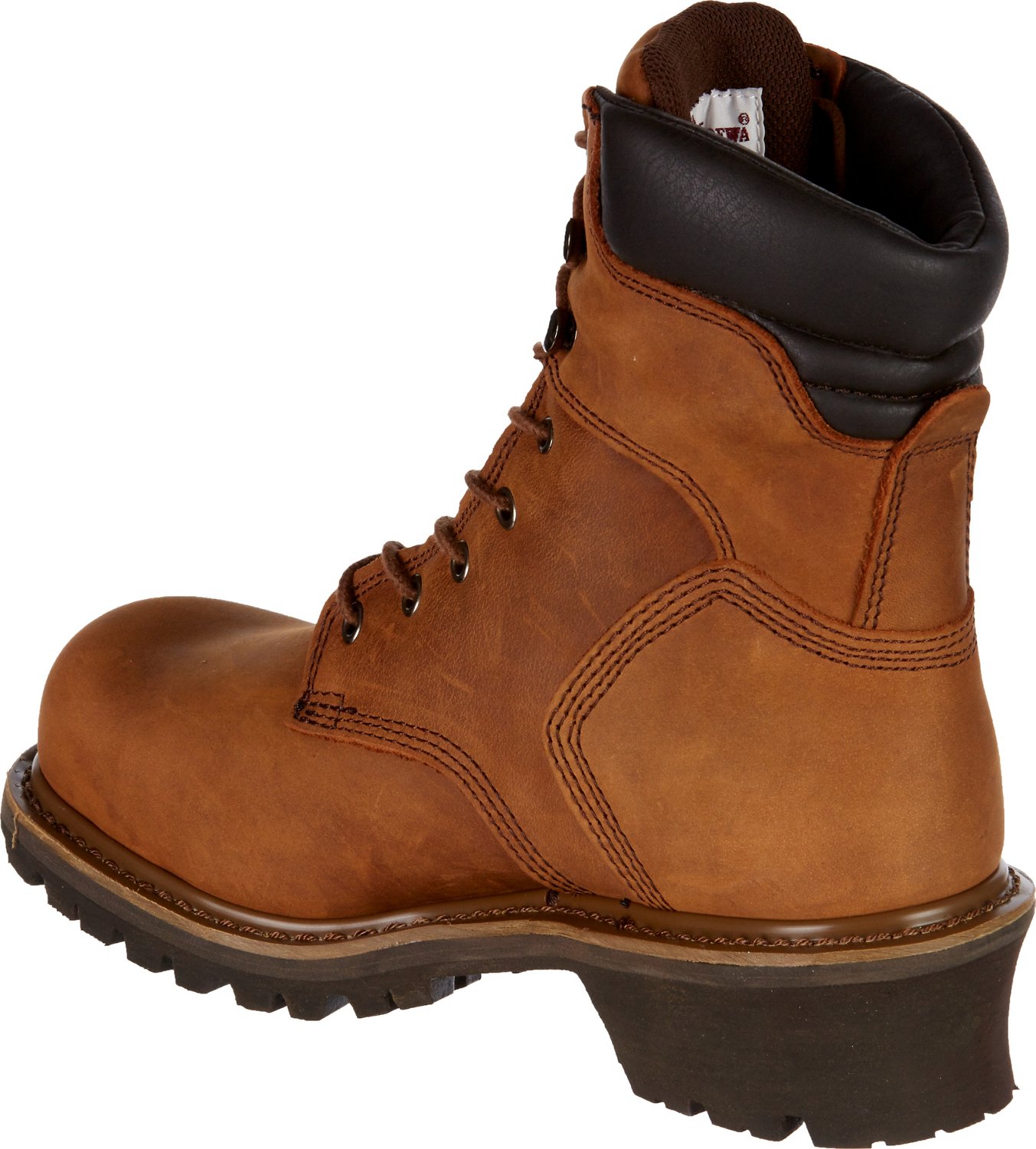steel toe lace up work boots