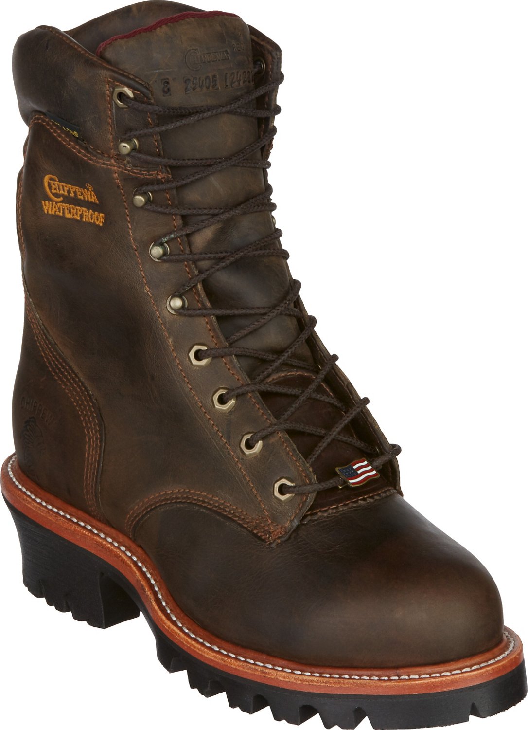 Chippewa Boots Men's Bay Apache Logger Steel Toe Rugged Outdoor Boots ...