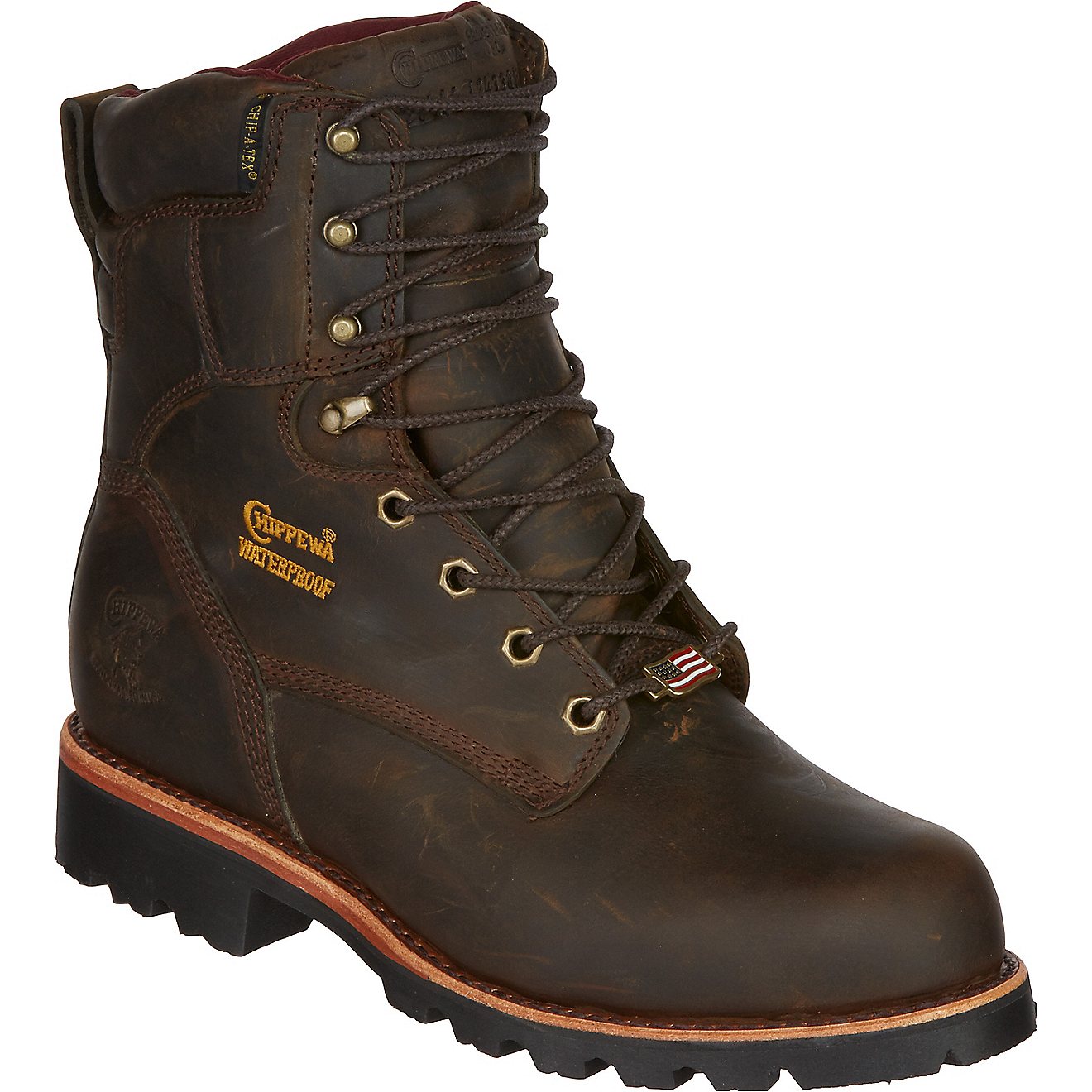 Chippewa Boots Men's Bay Crazy Horse Utility Insulated Lace Up Work Boots                                                        - view number 2