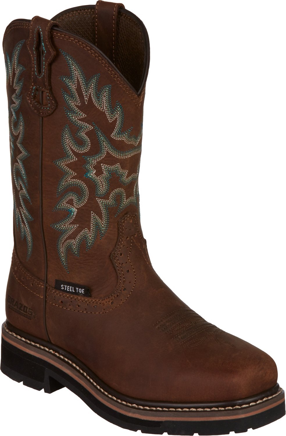 brazos women's steel toe work boots