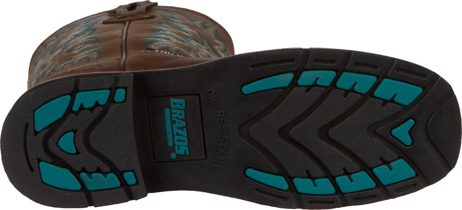 brazos women's steel toe work boots