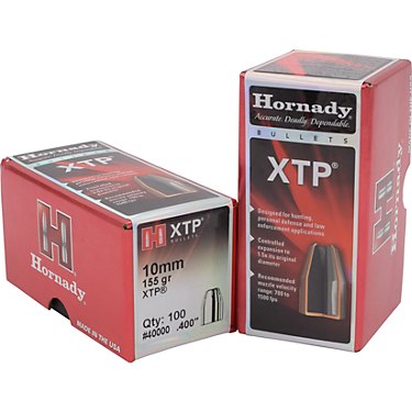 Hornady XTP 10mm 155-Grain Hollow Point Handgun Bullets