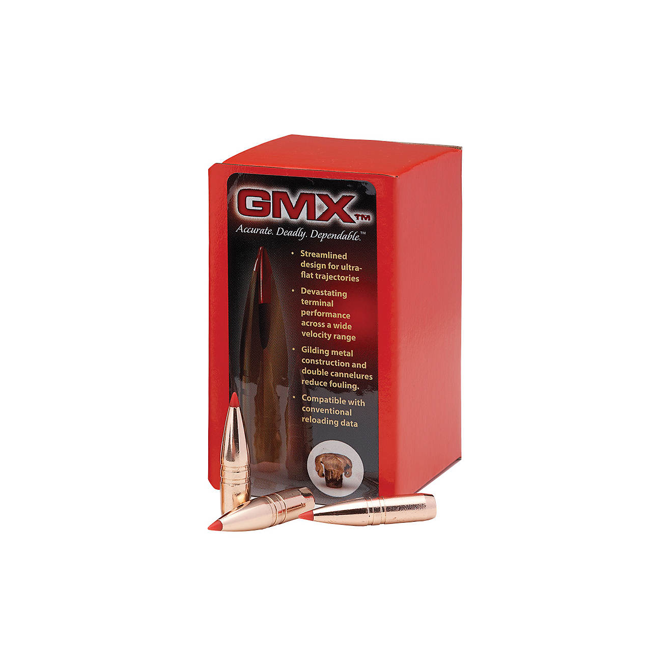 Hornady GMX Bullets with Double Cannelures                                                                                       - view number 1