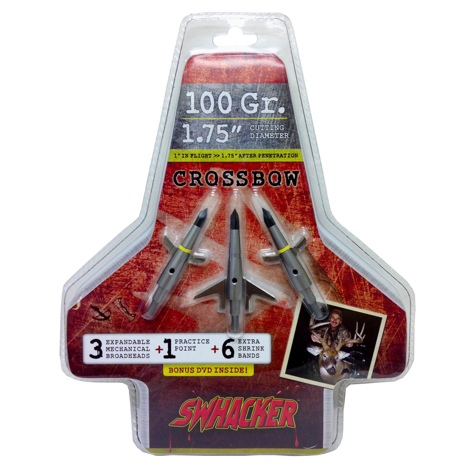 C'Mere Deer® Swhacker Crossbow Broadheads 3Pack Academy
