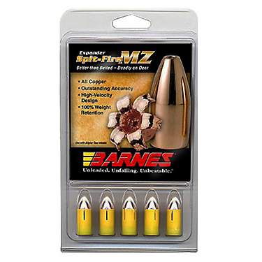 BARNES .50 245-Grain Spit-Fire MZ Black Powder Bullets                                                                          