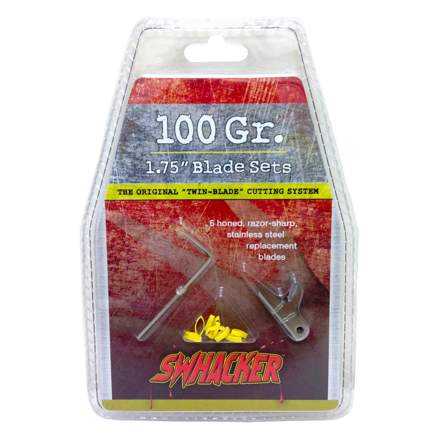 Swhacker 2Blade Replacement Broadhead Blades 6Pack Academy