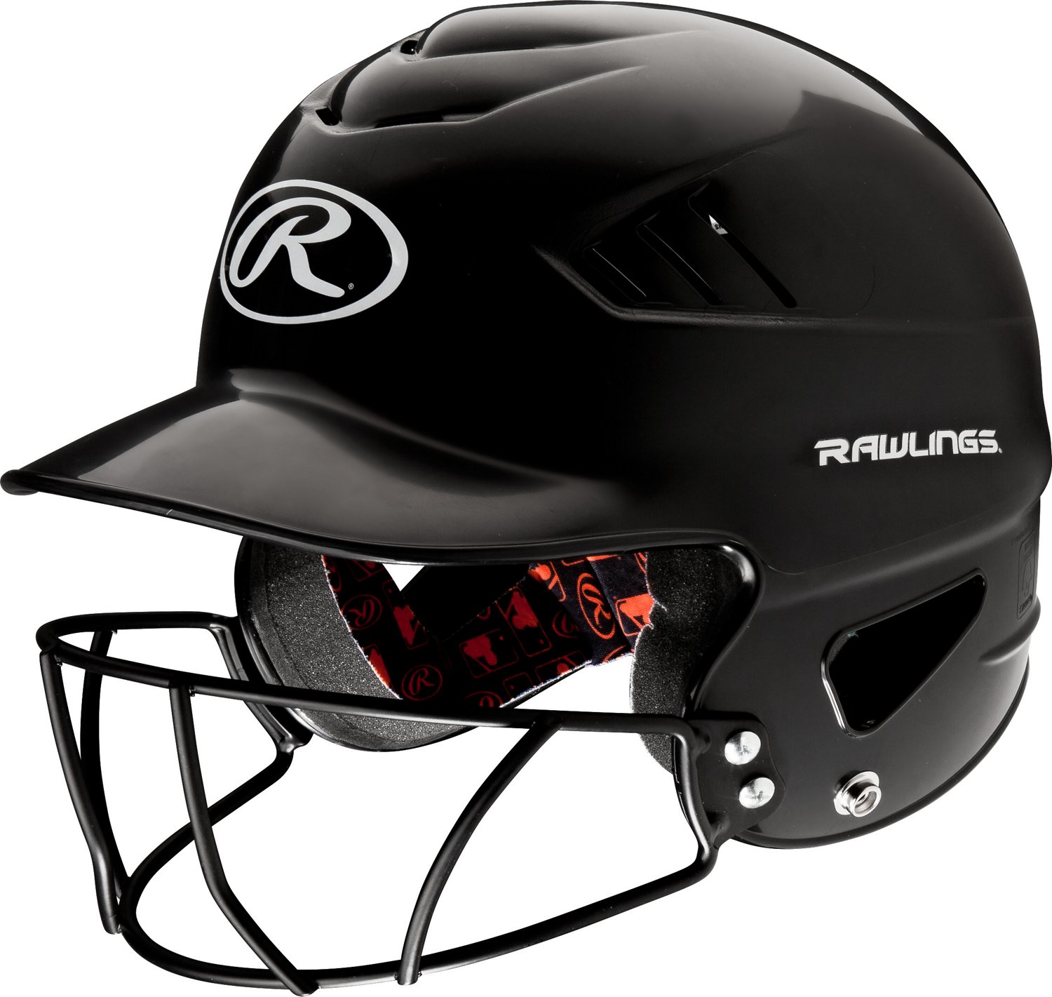 Rawlings Youth Coolflo Baseball Helmet With Face Guard Academy