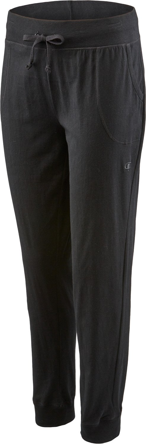 champion authentic women's jersey banded knee pants