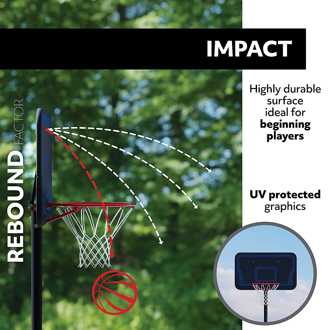 Lifetime 32" Polyethylene Portable Basketball Hoop                                                                               - view number 3