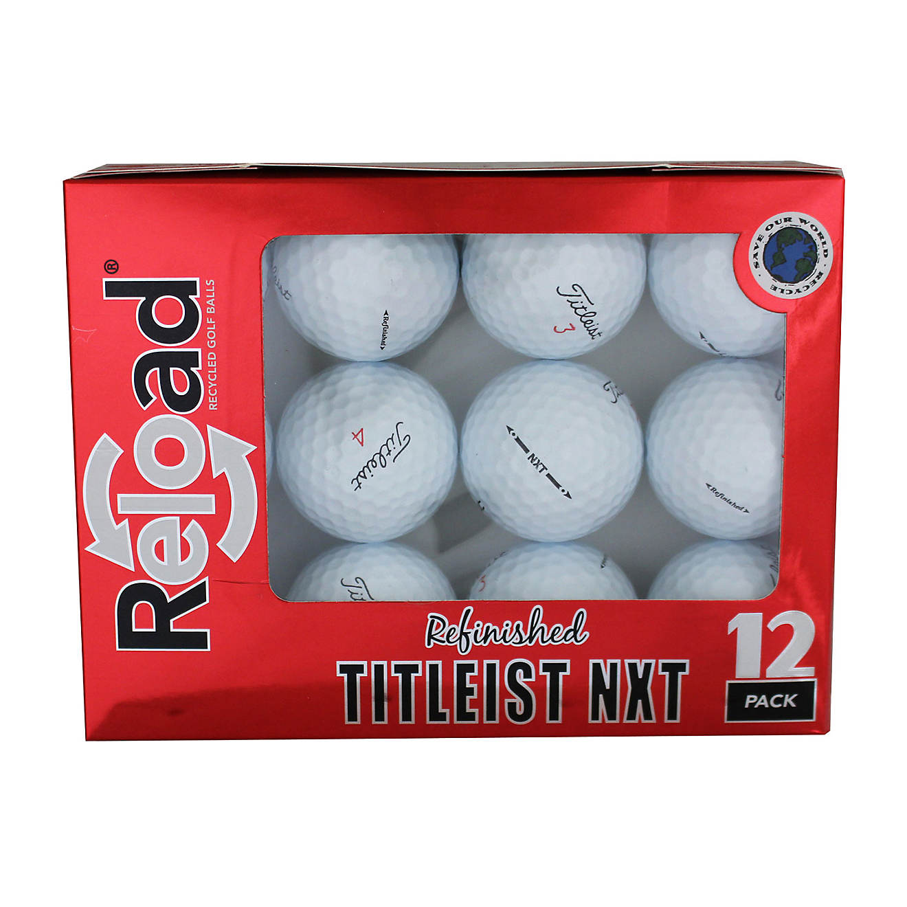 Reload™ Titleist NXT Refinished Golf Balls 12-Pack                                                                             - view number 1