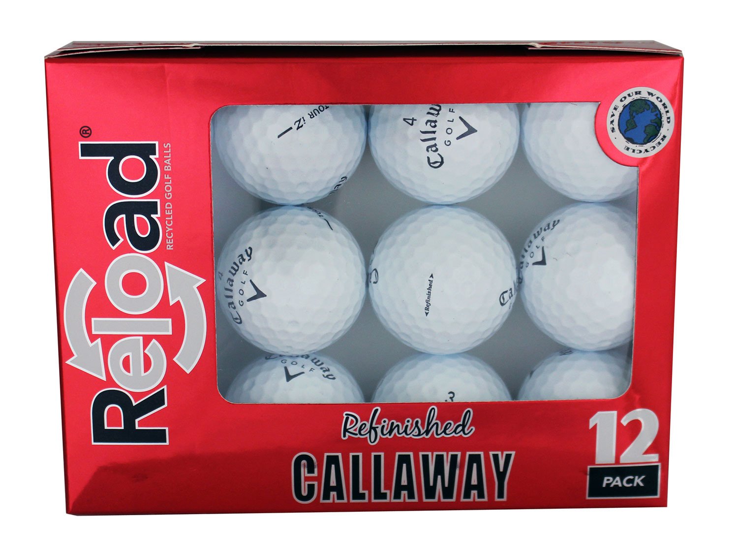 Reload™ Callaway Refinished Golf Balls 12Pack Academy