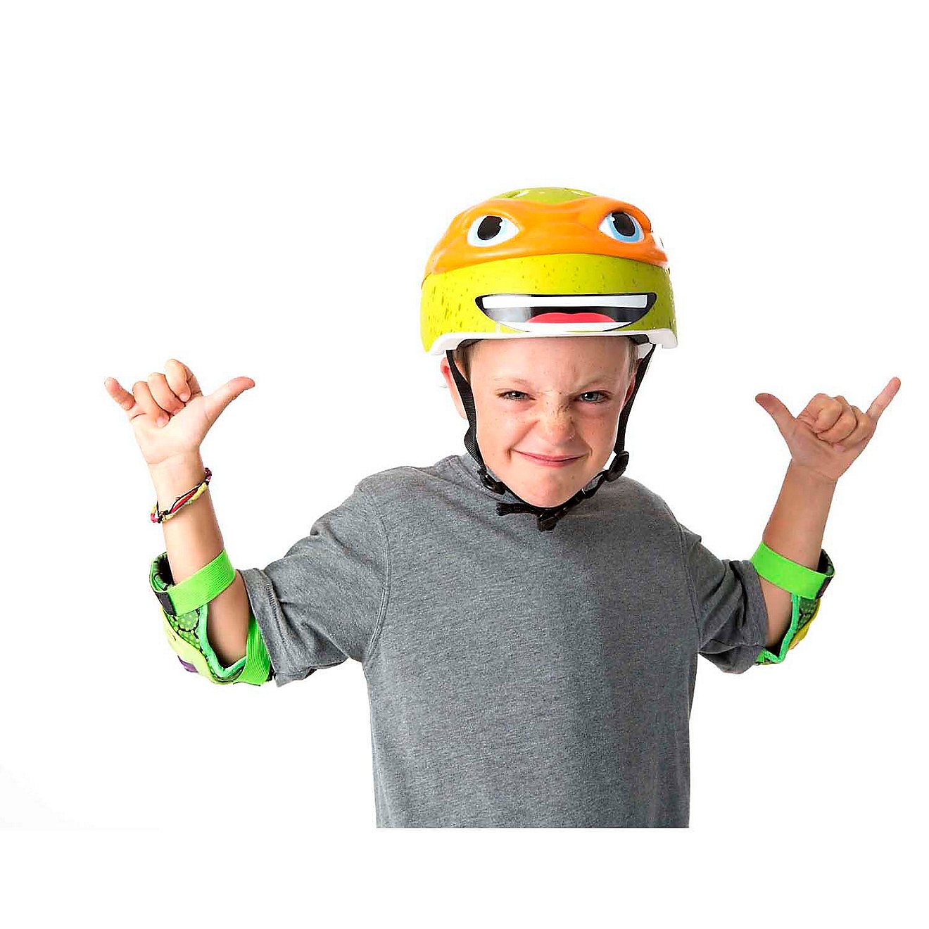 Bell Kids' Teenage Mutant Ninja Turtles Michelangelo Helmet                                                                      - view number 2