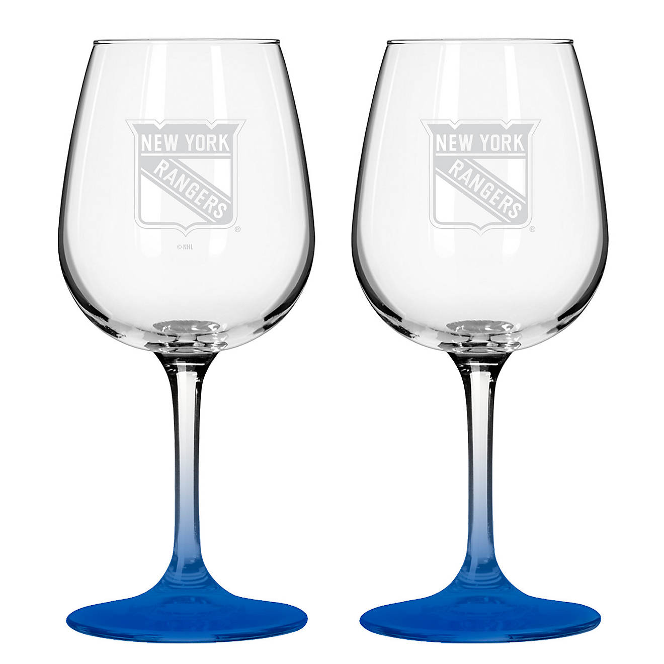 Boelter Brands New York Rangers 12 oz. Wine Glasses 2-Pack                                                                       - view number 1