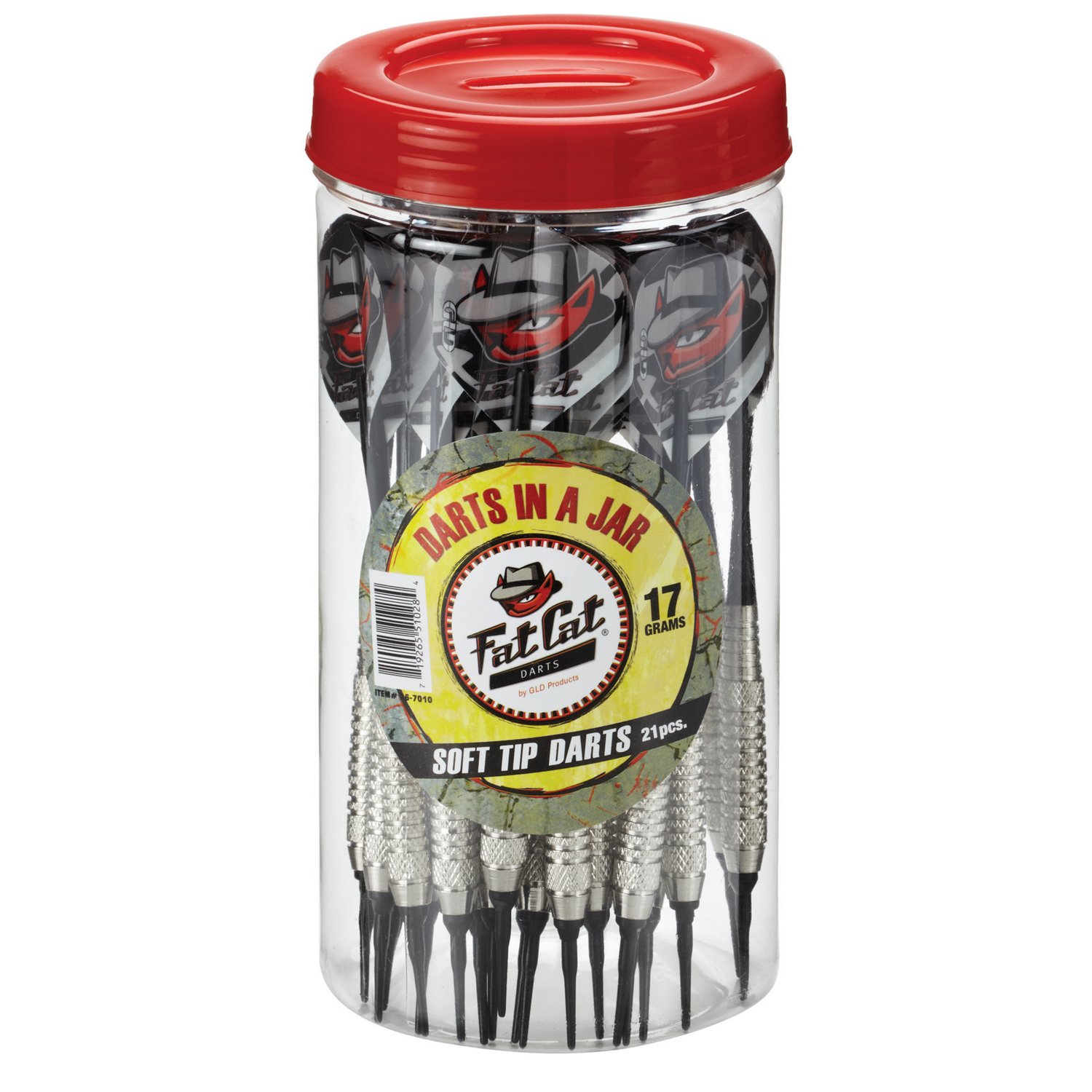 Fat Cat Darts in a Jar 17-Gram Soft-Tip Darts 21-Pack | Academy