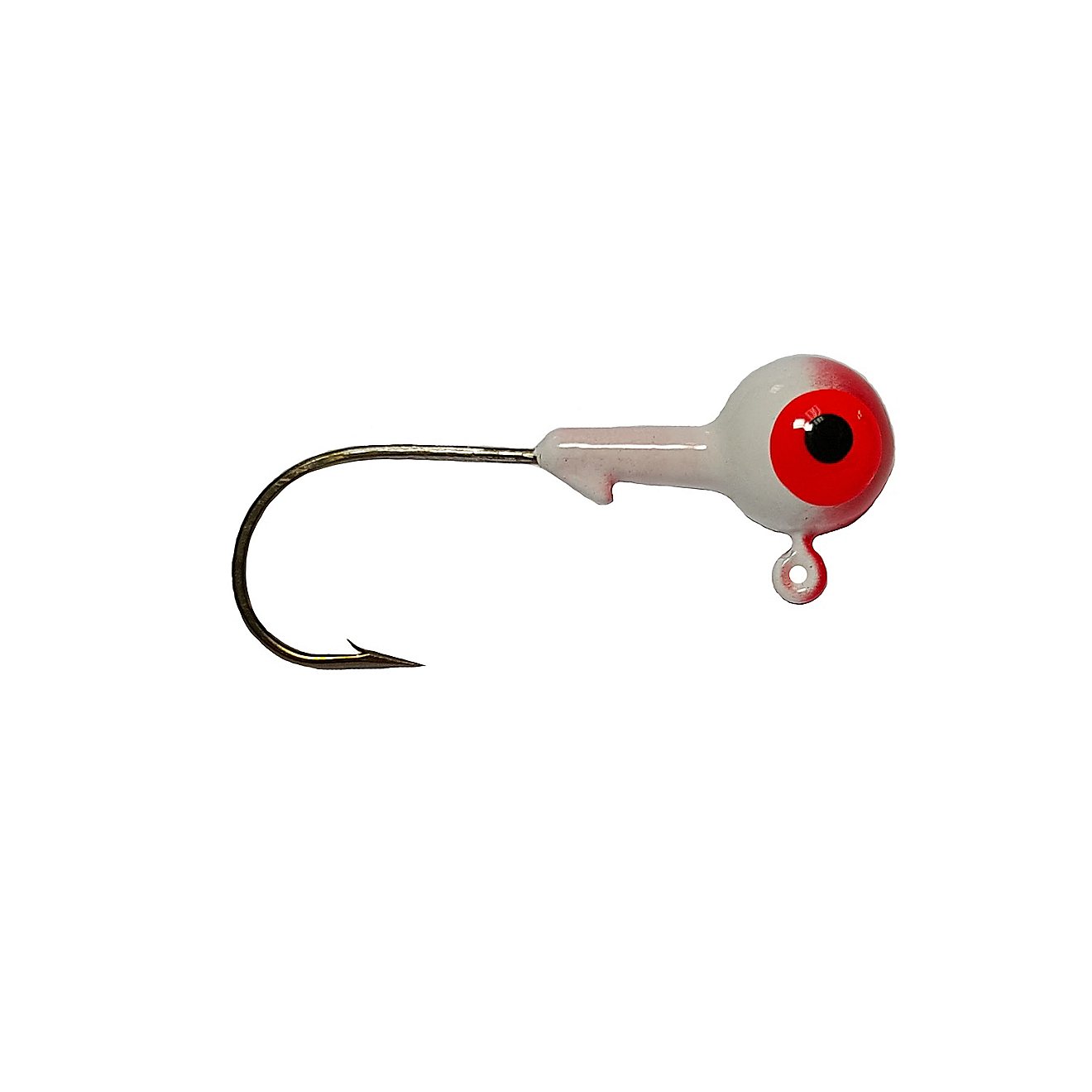 Big Bite Baits 2-Eye 2-Color Round Jigheads 10-Pack                                                                              - view number 1