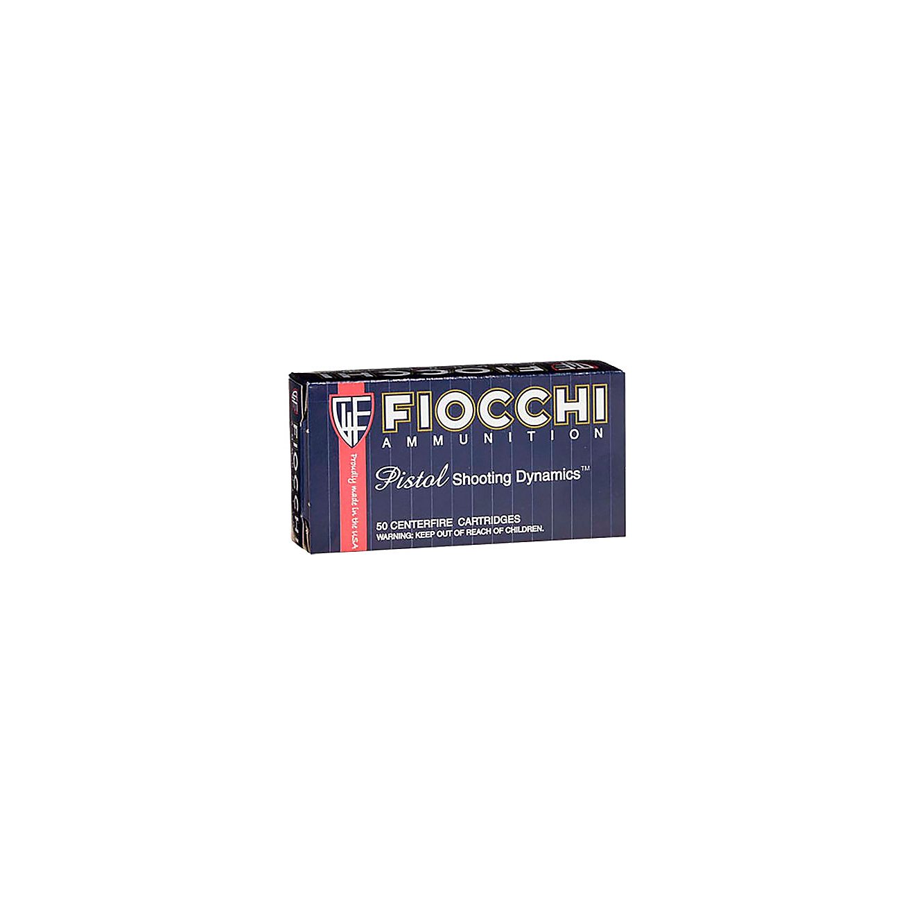 Fiocchi Pistol Shooting Dynamics Full Metal Jacket Centerfire Handgun Ammunition                                                 - view number 1