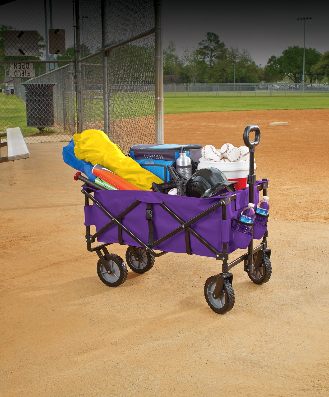 Folding Sports Wagon & Removable Bed