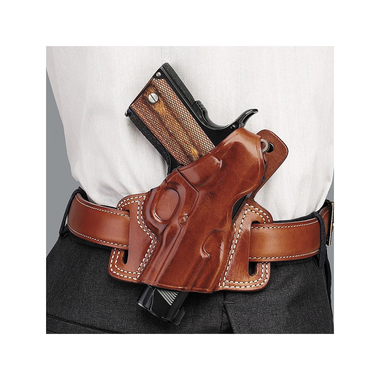 Galco Silhouette Auto S&W L-Frame Pancake Holster                                                                                - view number 1