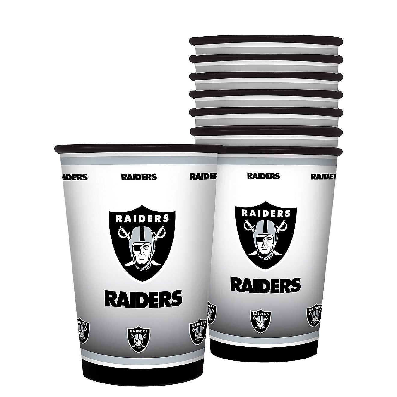 Boelter Brands Oakland Raiders 20 oz. Souvenir Cups 8-Pack                                                                       - view number 1