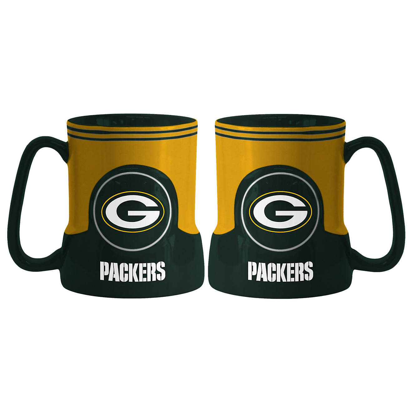 Boelter Brands Green Bay Packers Gametime 18 oz. Mugs 2-Pack                                                                     - view number 1