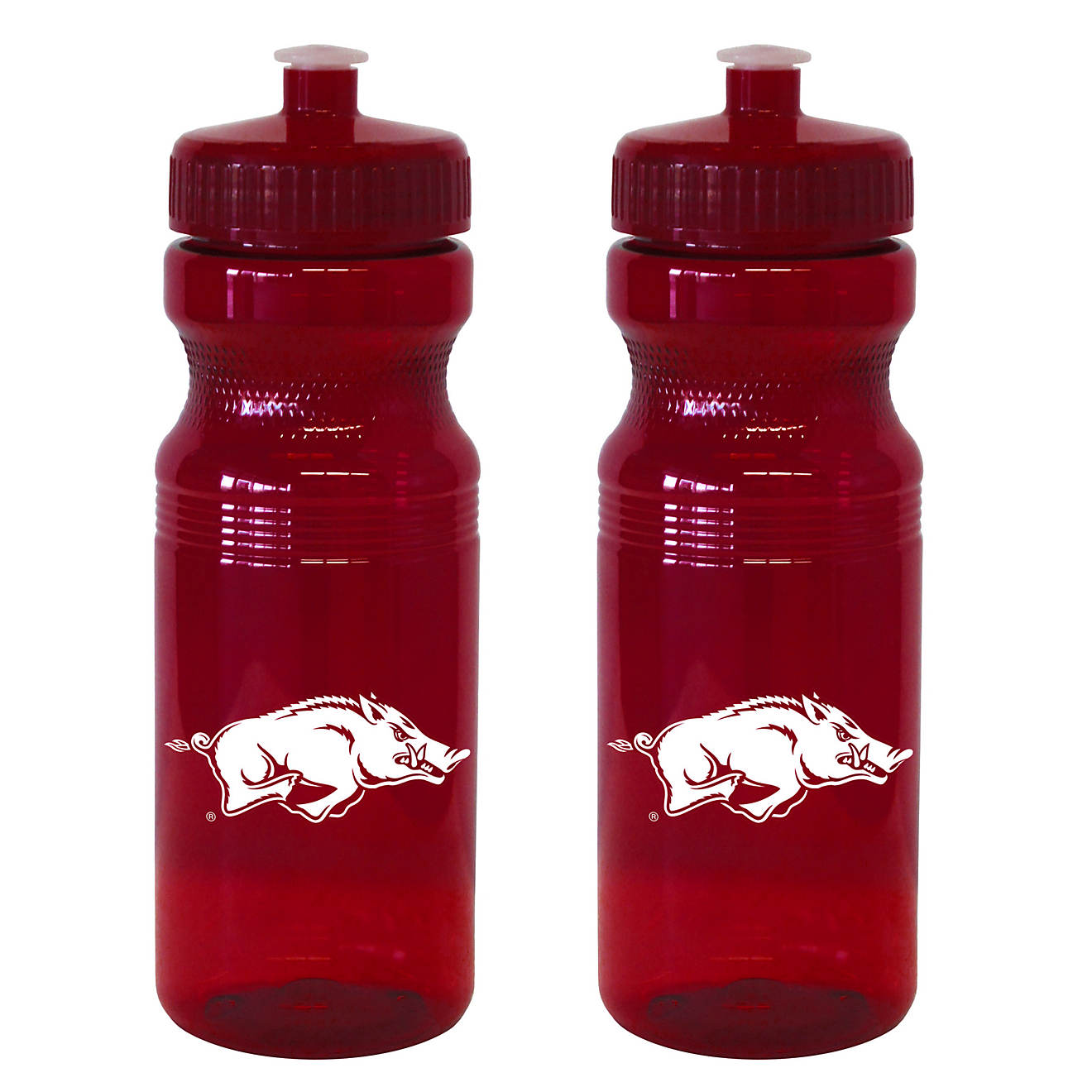 Boelter Brands University of Arkansas 24 oz. Squeeze Water Bottles 2-Pack                                                        - view number 1