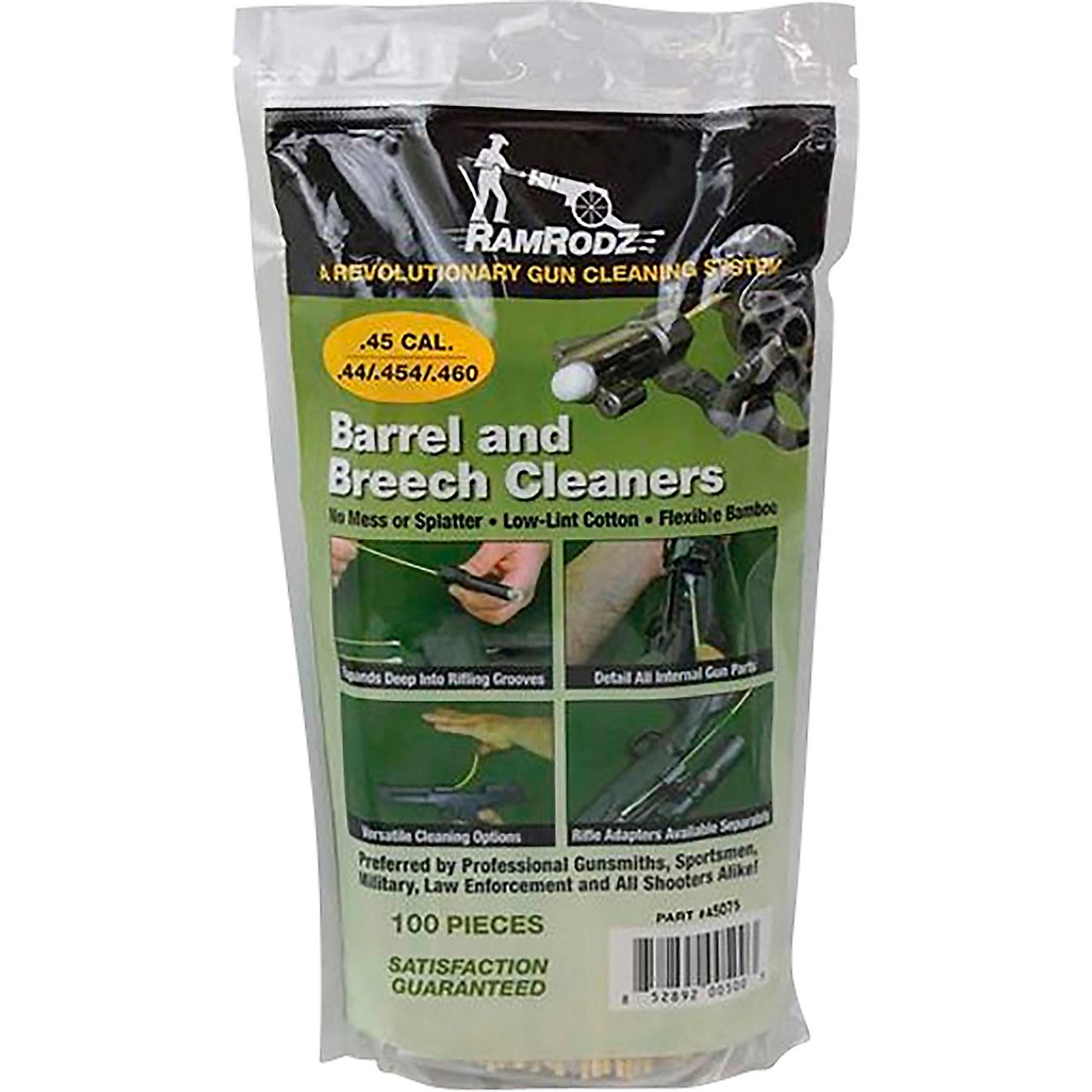 RamRodz .45 Barrel and Breech Cleaners 75-Pack                                                                                   - view number 1