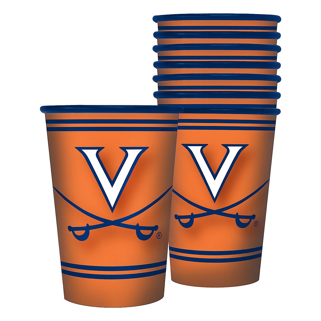 Boelter Brands University of Virginia 20 oz. Souvenir Cups 8-Pack                                                                - view number 1