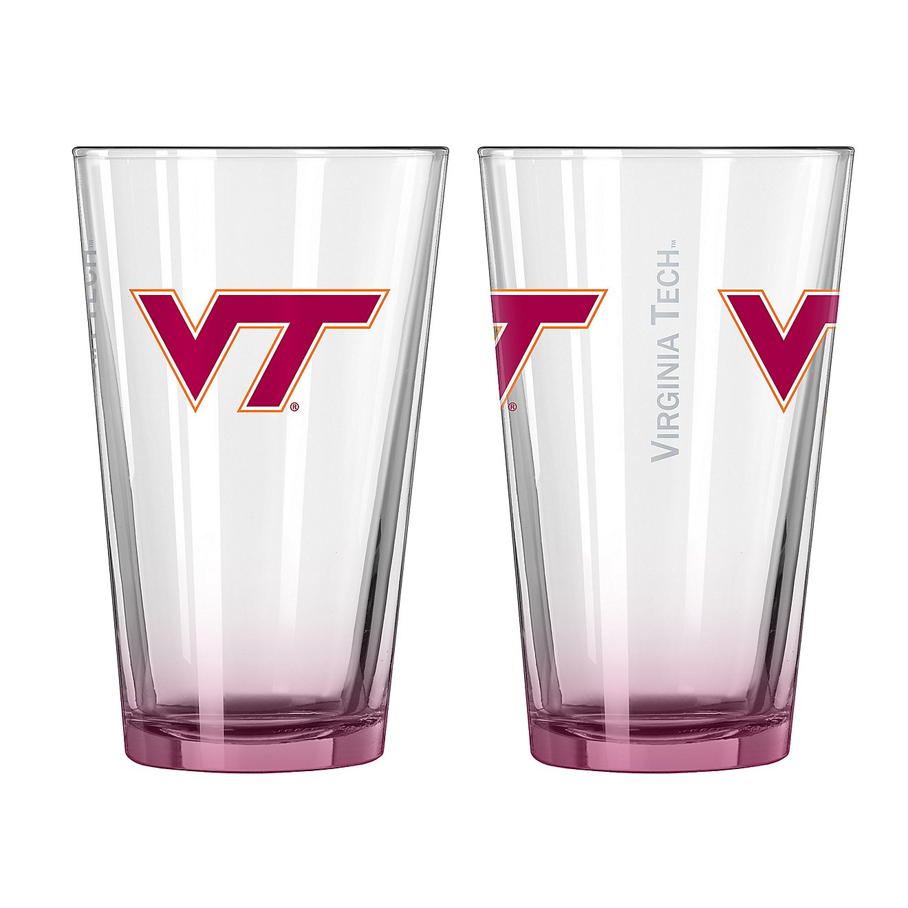 Boelter Brands Virginia Tech Elite 16 oz. Pint Glasses 2-Pack                                                                    - view number 1