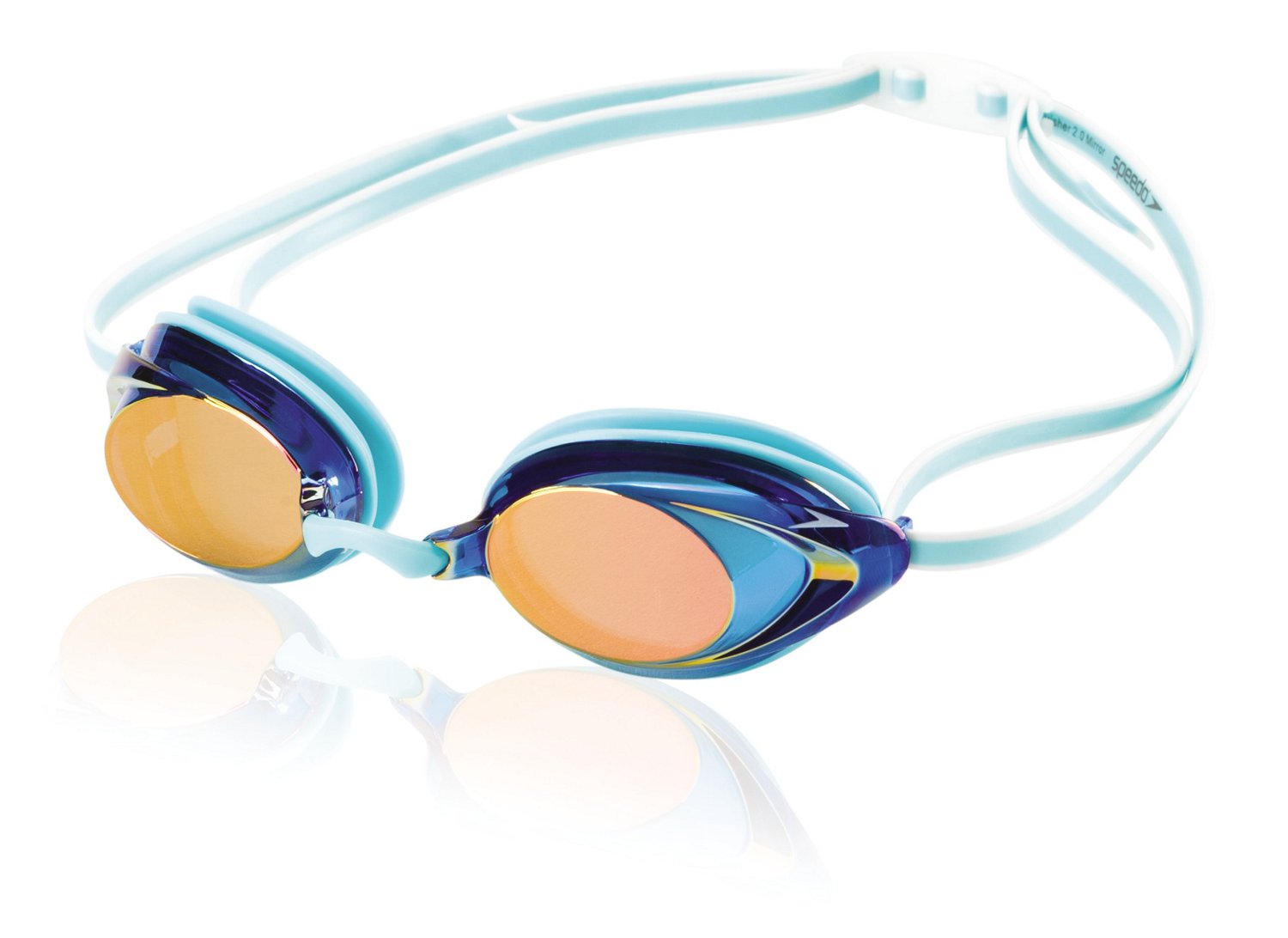 Speedo Women's Vanquisher 2.0 Mirrored Swim Goggles Academy