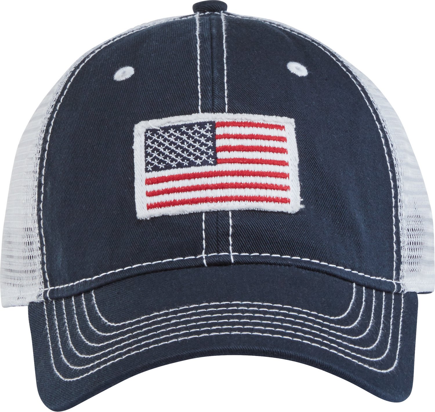 Academy Sports + Outdoors Men's American Flag Trucker Hat | Academy