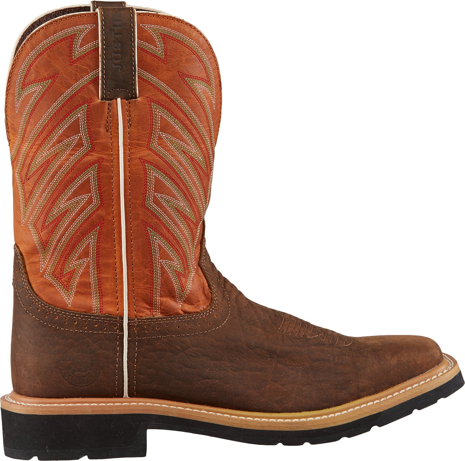 justin men's tobar work shoes