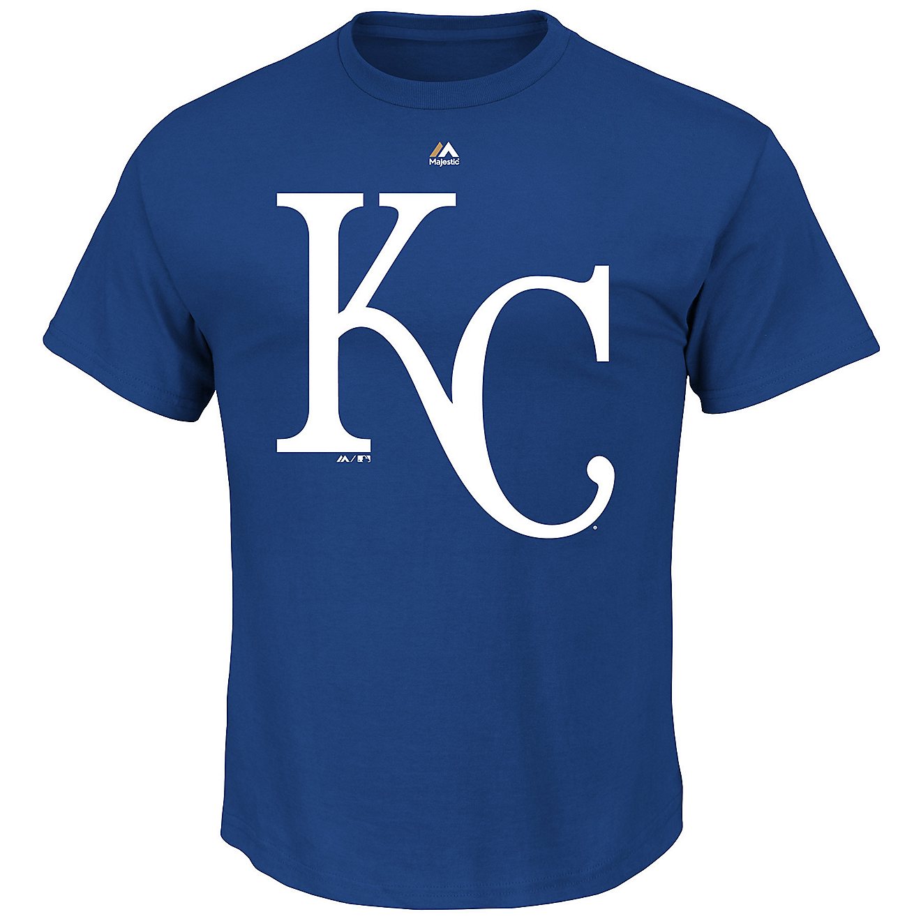 Majestic Men's Kansas City Royals Official Logo T-shirt                                                                          - view number 1