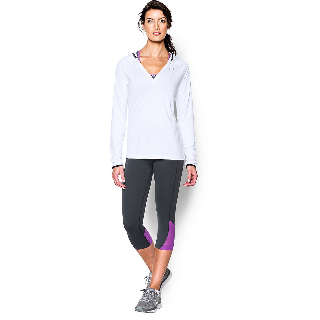 Under Armour Women's UA Tech Long Sleeve Hoodie                                                                                  - view number 4