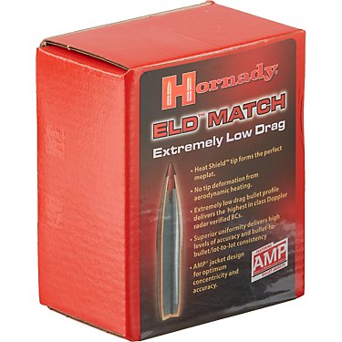 Hornady .30/.308 208-Grain ELD Match Rifle Bullets