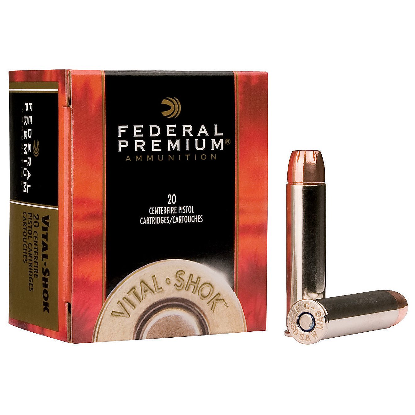 Federal Premium Vital-Shok Centerfire Handgun Ammunition                                                                         - view number 1