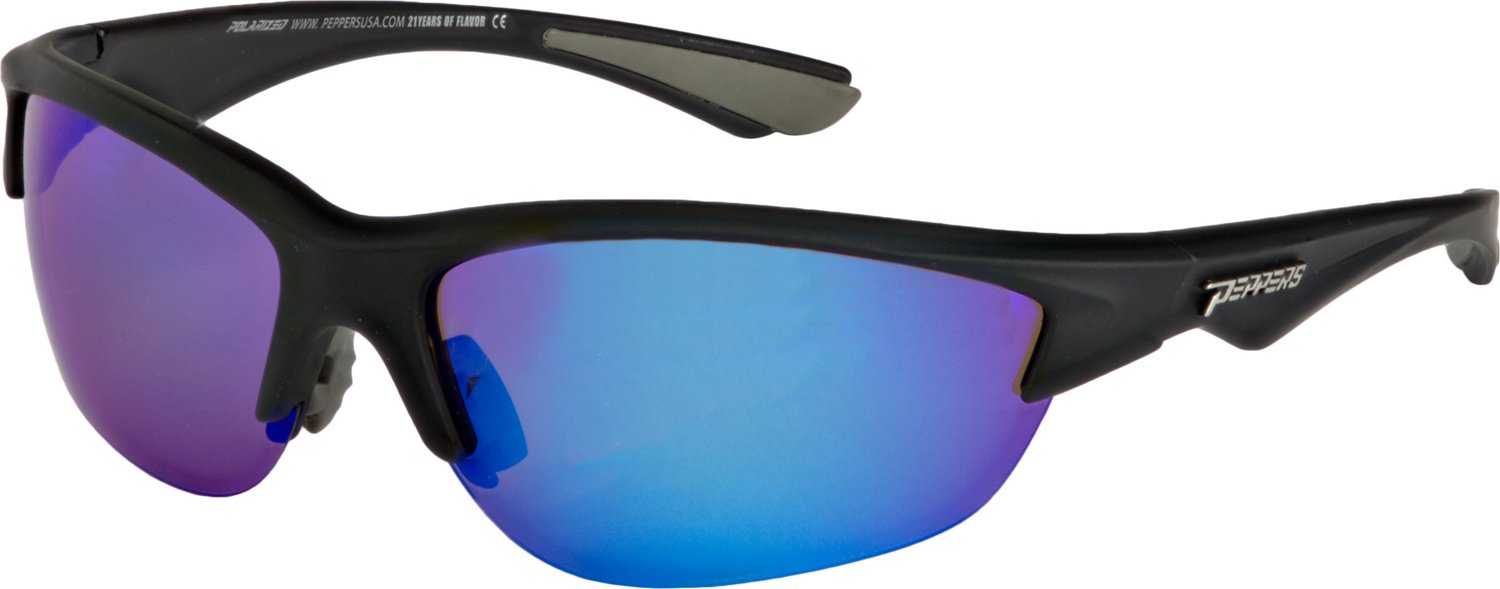Peppers Polarized Eyeware Adults' Black Hawk Sunglasses Academy