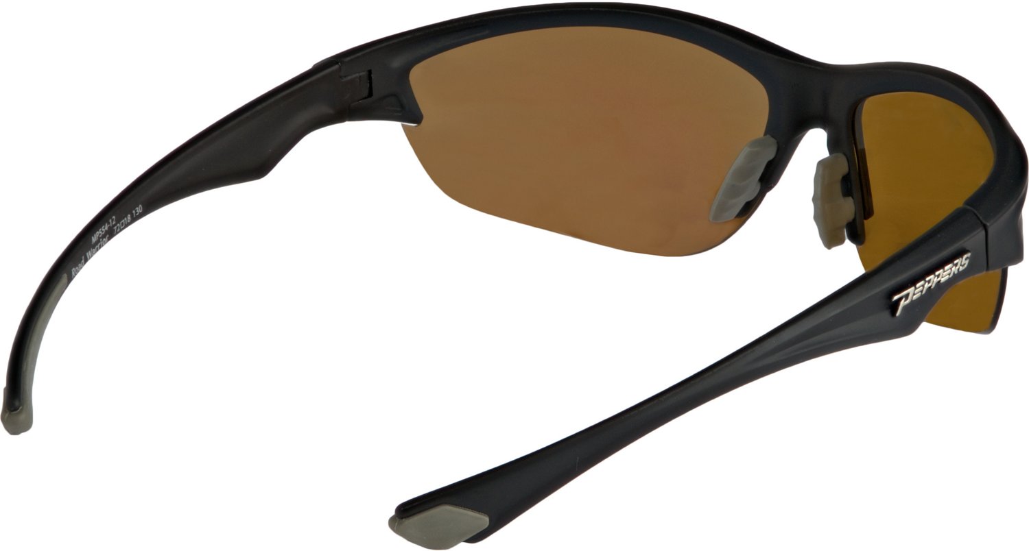 Peppers Polarized Eyeware Adults' Black Hawk Sunglasses Academy