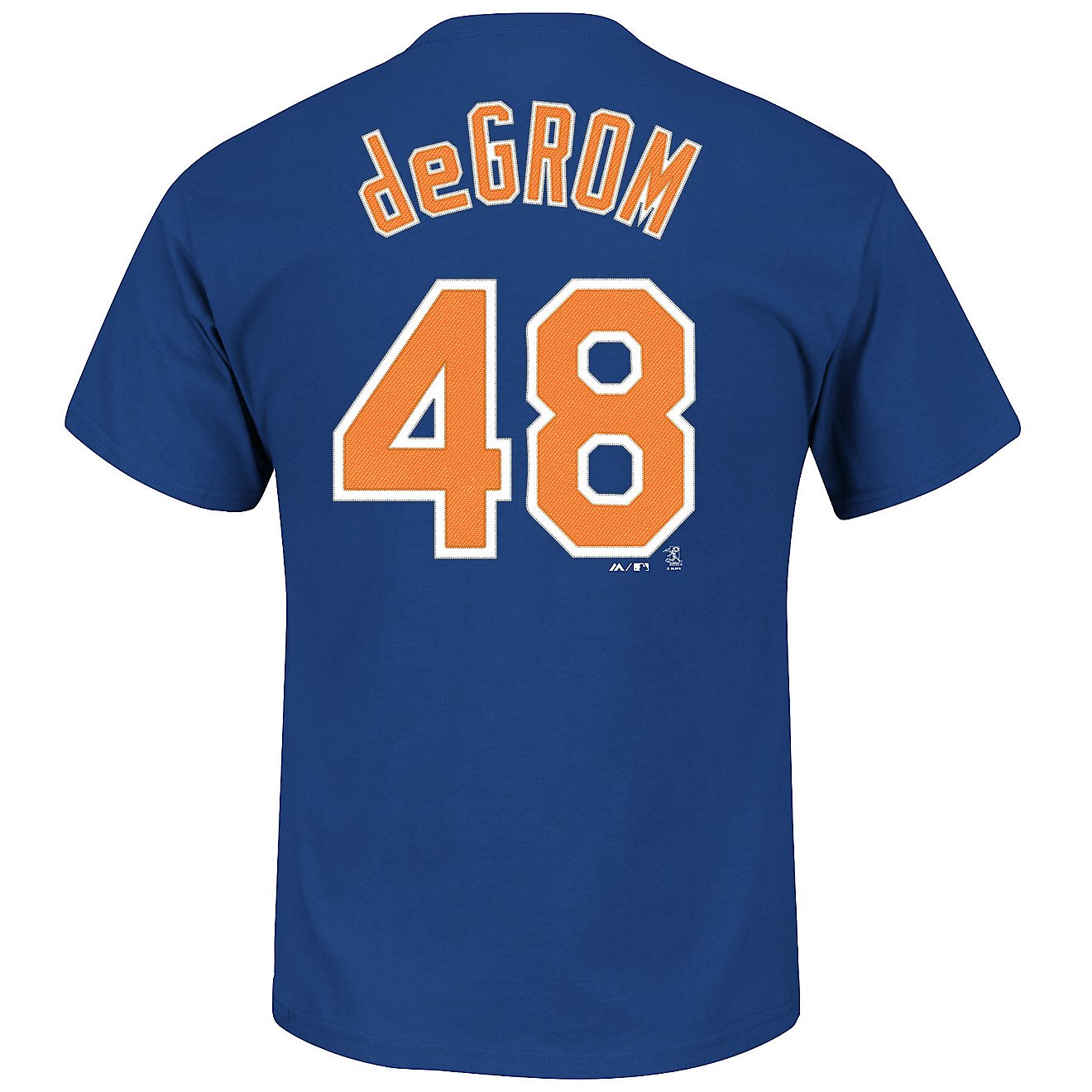 Majestic Men's New York Mets Jacob deGrom #48 T-shirt                                                                            - view number 1