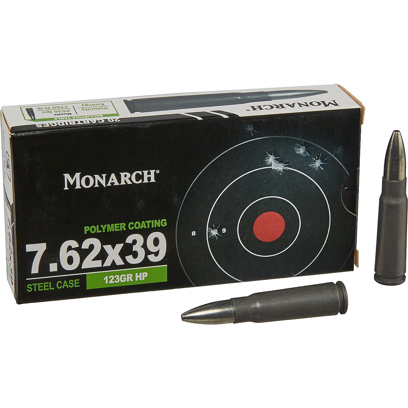 Monarch 7.62 x 39 123-Grain HP Rifle Ammunition - 20 Rounds                                                                      - view number 1