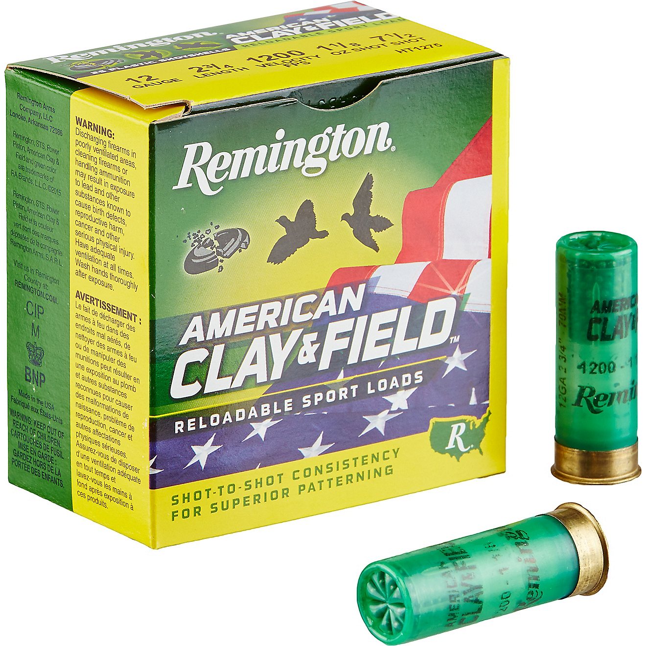 Remington American Clay & Field 12 Gauge Reloadable Sport Loads                                                                  - view number 1