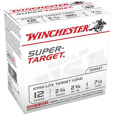 Winchester Super Target 12 Gauge Shotshells - 25 Rounds                                                                         