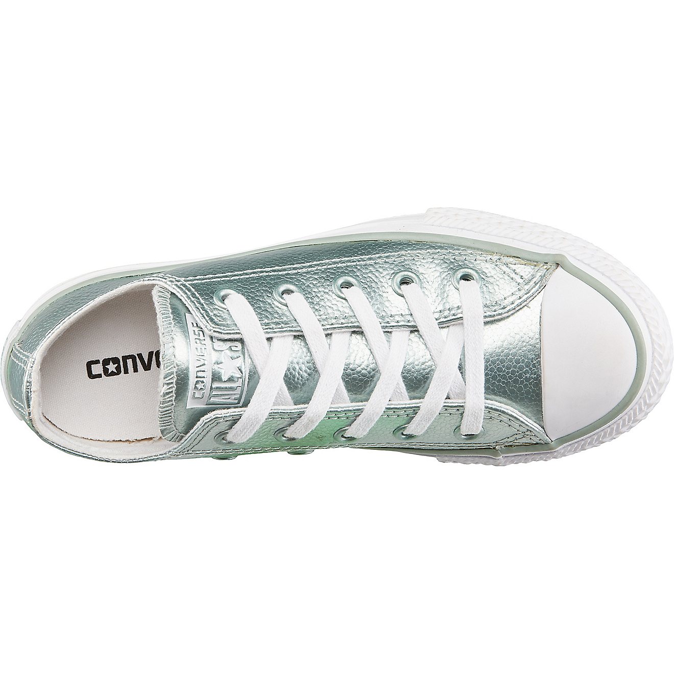 Converse Girls' Chuck Taylor All Star Stingray Metallic Low-Top Shoes                                                            - view number 4