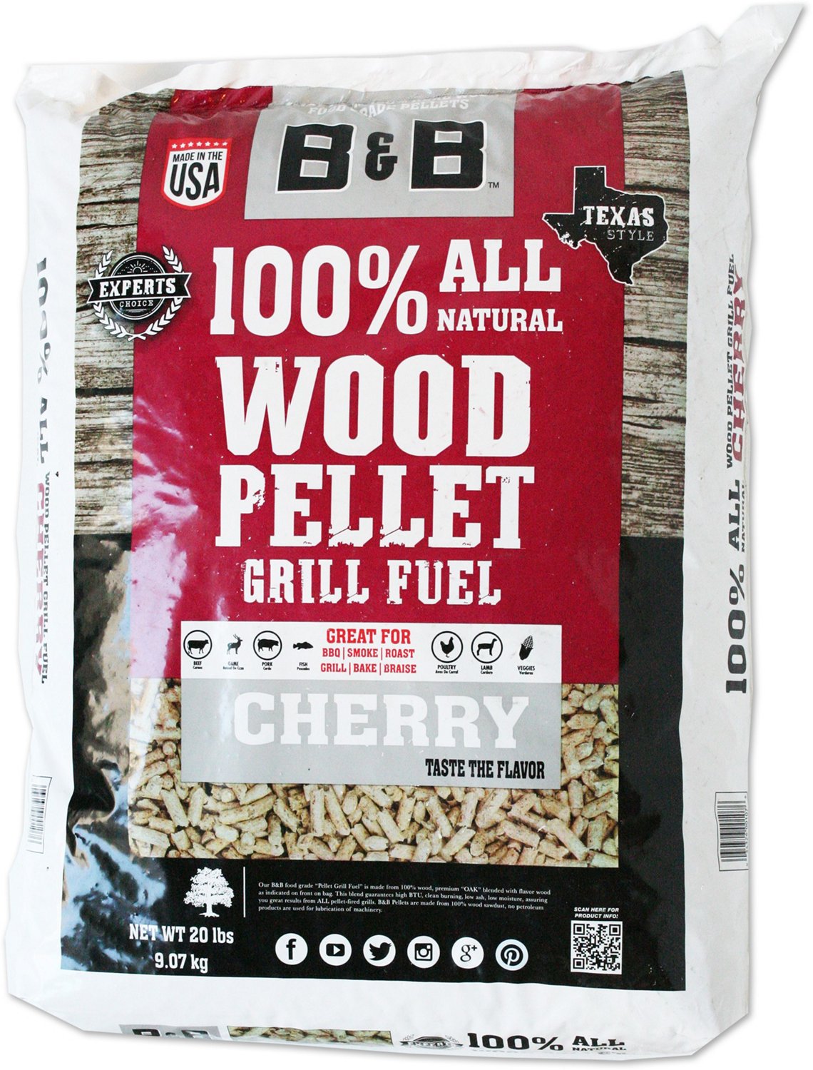 B&B Cherry Pellet Grill Fuel                                                                                                    