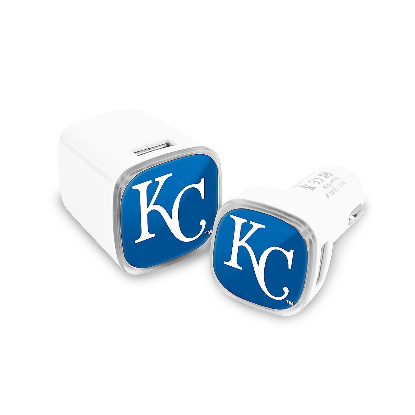 Prime Brands Group Kansas City Royals Car and Wall Charger Set                                                                   - view number 1