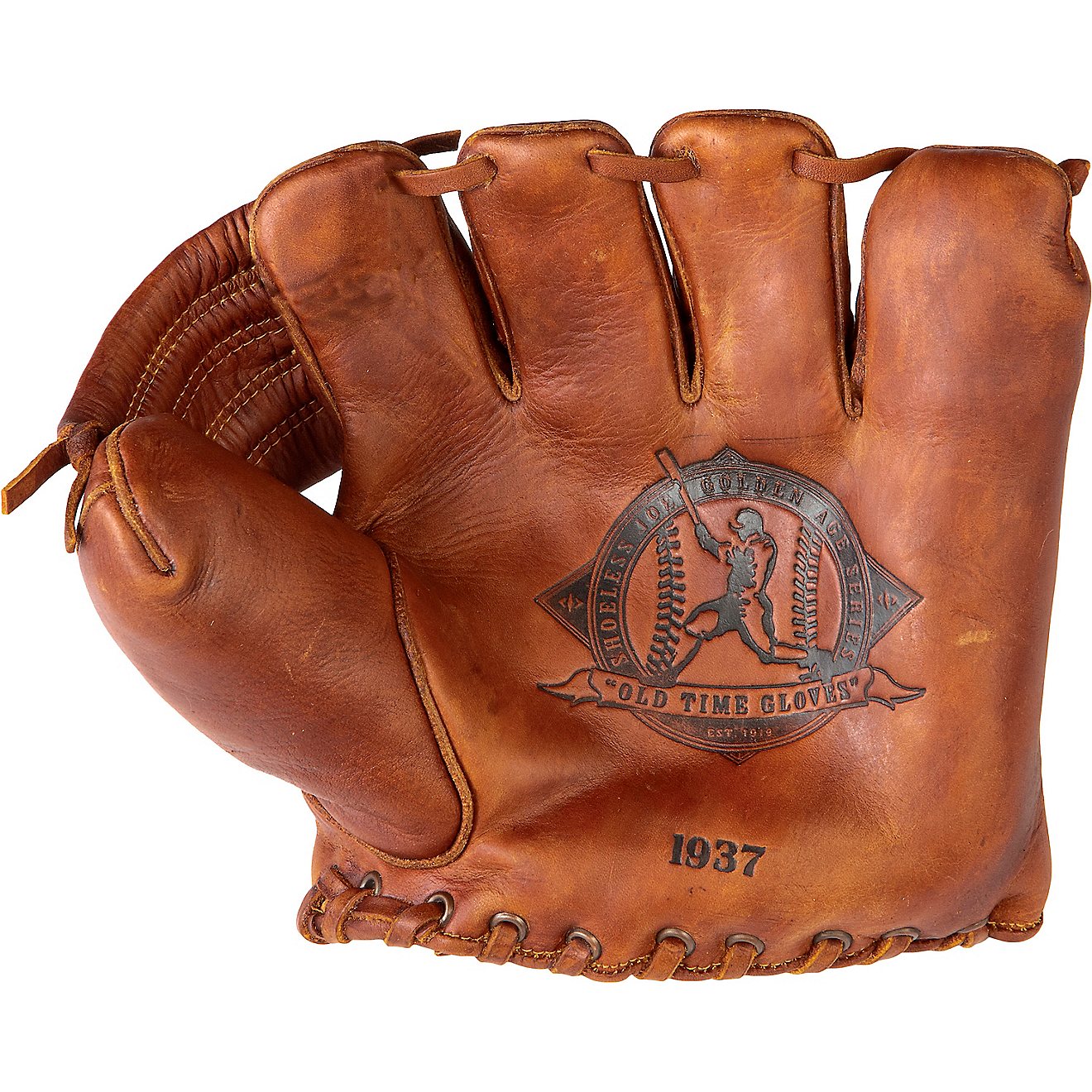 Shoeless Joe® Men's Golden Era Gloves 1937 Fielder's Glove                                                                      - view number 2