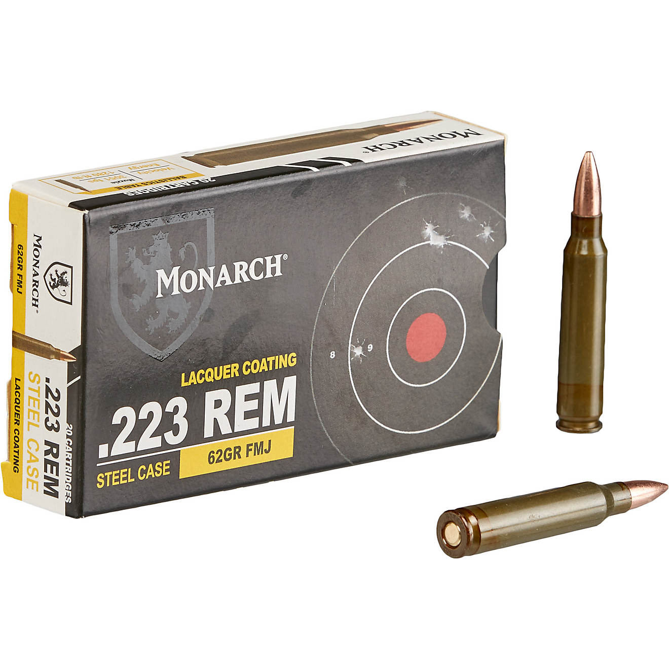 Monarch® .223 Remington 62-Grain FMJ Rifle Ammunition - 20 Rounds                                                               - view number 1