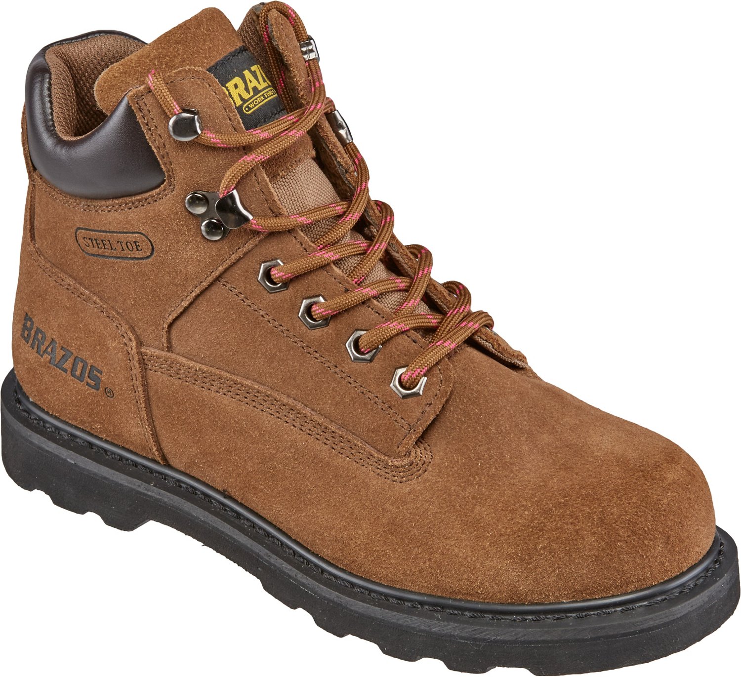 brazos women's steel toe work boots