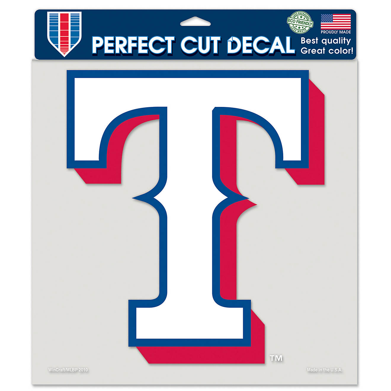 WinCraft Texas Rangers Perfect Cut Color Decal                                                                                   - view number 1