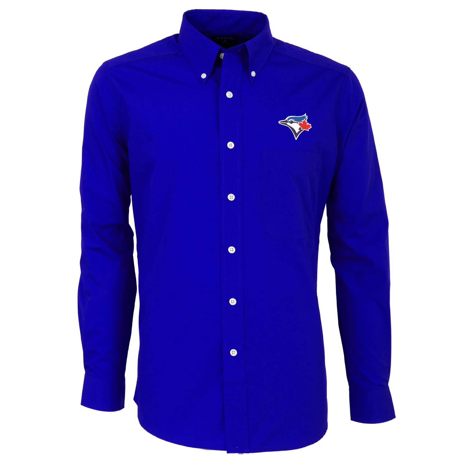 blue jays button up shirt