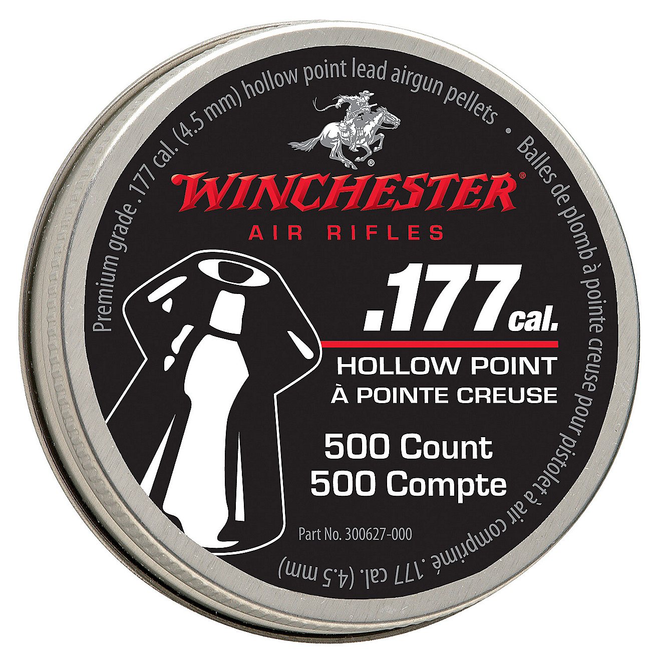 Winchester Premium .177 (4.5mm) Caliber Hollow Point Air Gun Pellets                                                             - view number 1